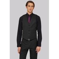 Moss London Skinny Fit Charcoal Waistcoat