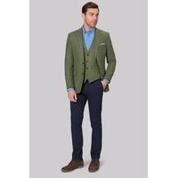 Moss 1851 Tailored Fit Bright Green Multi Check Jacket