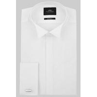 moss london extra slim fit double cuff wing collar dress shirt