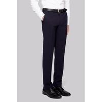 moss london skinny fit navy seersucker trouser