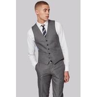 moss london skinny fit silver waistcoat