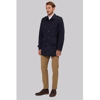 Moss 1851 Tailored Fit Navy Cotton Jacket