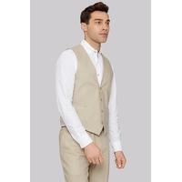 moss 1851 tailord fit stone linen waistcoat