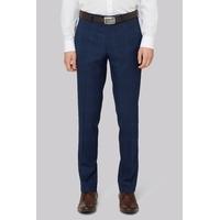 moss london skinny fit bright blue check trousers