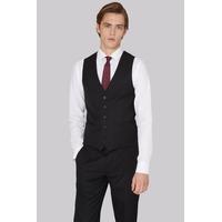 moss london skinny fit black waistcoat