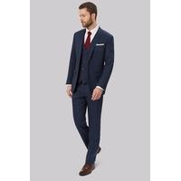 moss 1851 tailored fit navy linen jacket