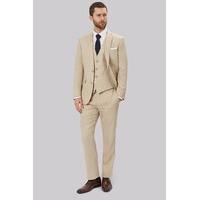 Moss 1851 Tailored Fit Stone Linen Jacket