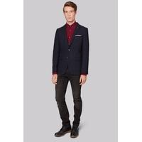 moss london slim fit navy geo jacket