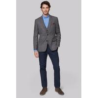 moss 1851 tailored fit grey with red windowpane jacket