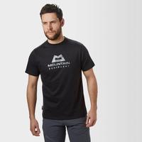 Mountain Equipment Men\'s Front Logo T-Shirt - Black, Black