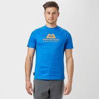 Mountain Equipment Men\'s Front Logo T-Shirt - Blue, Blue