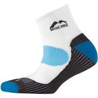 More Mile London Cushioned Running Socks Running White/Blue