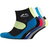 More Mile Mens Five Pack London Cushioned Running Socks Various