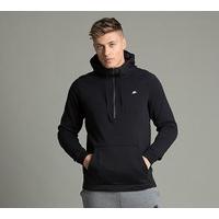 Modern 1/2 Zip Hooded Top