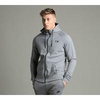 Modern Full Zip Hooded Top