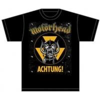 Motorhead Achtung Mens T Shirt: Large