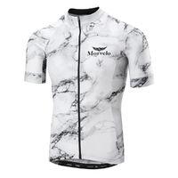 Morvelo White Marble Superlight Jersey Short Sleeve Cycling Jerseys