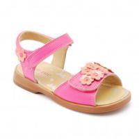 moon flower pink girls riptape sandals