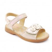 Moon Flower, Neutral Girls Riptape Sandals