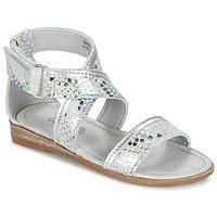Mod\'8 JOYCE girls\'s Children\'s Sandals in Silver