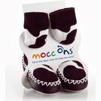 Mocc Ons Cow Print 6-12 Months
