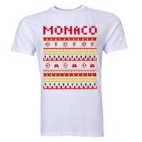 monaco christmas t shirt white kids