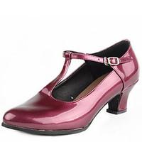 modern womens dance shoes heels low heel goldsilverfuchsia