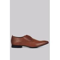 moss london charlton pindot tan derby shoes