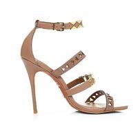 Moda in Pelle Ricci Tan High Occasion Sandals