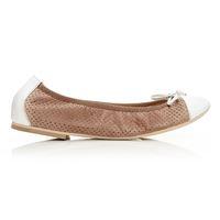 Moda in Pelle Frayza Taupe Flat Casual Shoes