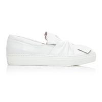 Moda in Pelle Annie White Low Leisure Shoes