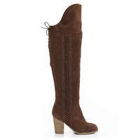 Moda in Pelle Garone Taupe High Casual Long Boots