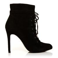 moda in pelle lolia black high smart short boots