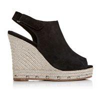 Moda in Pelle Philipa Black High Casual Sandals