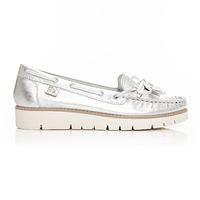 Moda in Pelle Aledos Silver Low Casual Shoes