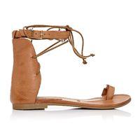 Moda in Pelle Nevi Tan Flat Casual Sandals