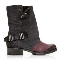 Moda in Pelle Avina Black Low Casual Short Boots