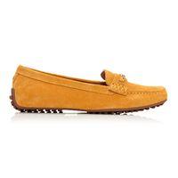 Moda in Pelle Emarli Yellow Flat Casual Shoes