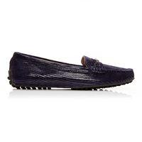 Moda in Pelle Emarli Navy Flat Casual Shoes