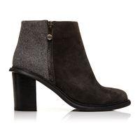 moda in pelle meryl grey medium smart short boots