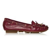 Moda in Pelle Agazia Burgundy Flat Casual Shoes