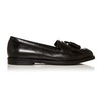 Moda in Pelle Emilo Black Flat Smart Shoes