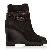 moda in pelle melina black high smart short boots