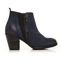 moda in pelle chendal navy high casual short boots