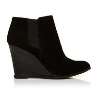 Moda in Pelle Lenia Black High Smart Short Boots