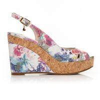 Moda in Pelle Rivas Floral Very High Smart Sandals