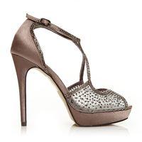 Moda in Pelle Klaro Pewter Very High Occasion Sandal