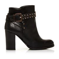 Moda in Pelle Masella Black High Smart Short Boots