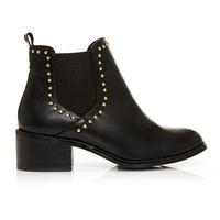 Moda in Pelle Lambras Black Medium Smart Short Boots