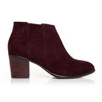 Moda in Pelle Lauria Burgundy Medium Smart Short Boots